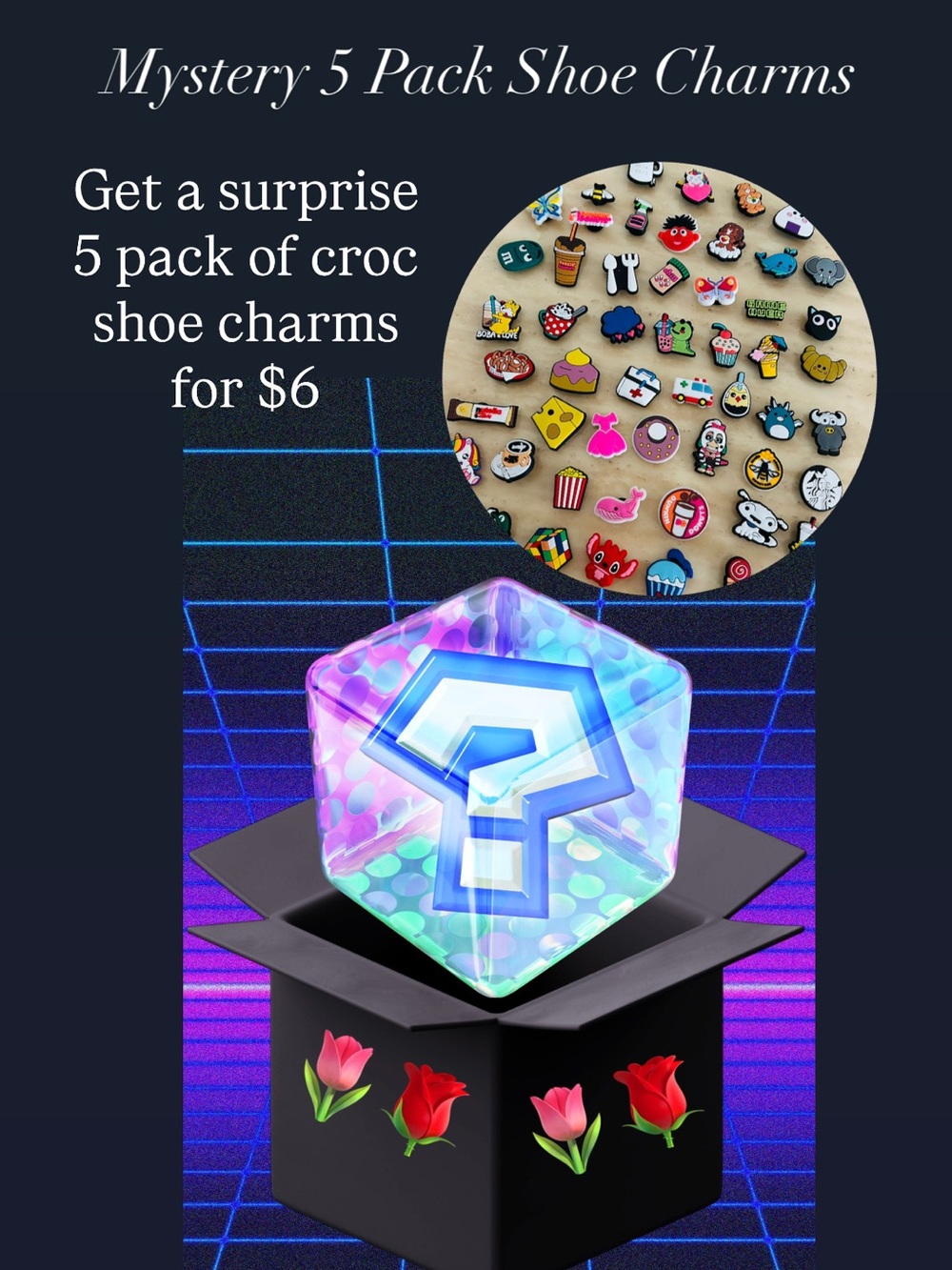 ⁉️Shoe Charm Mystery 5 Pack ⁉️